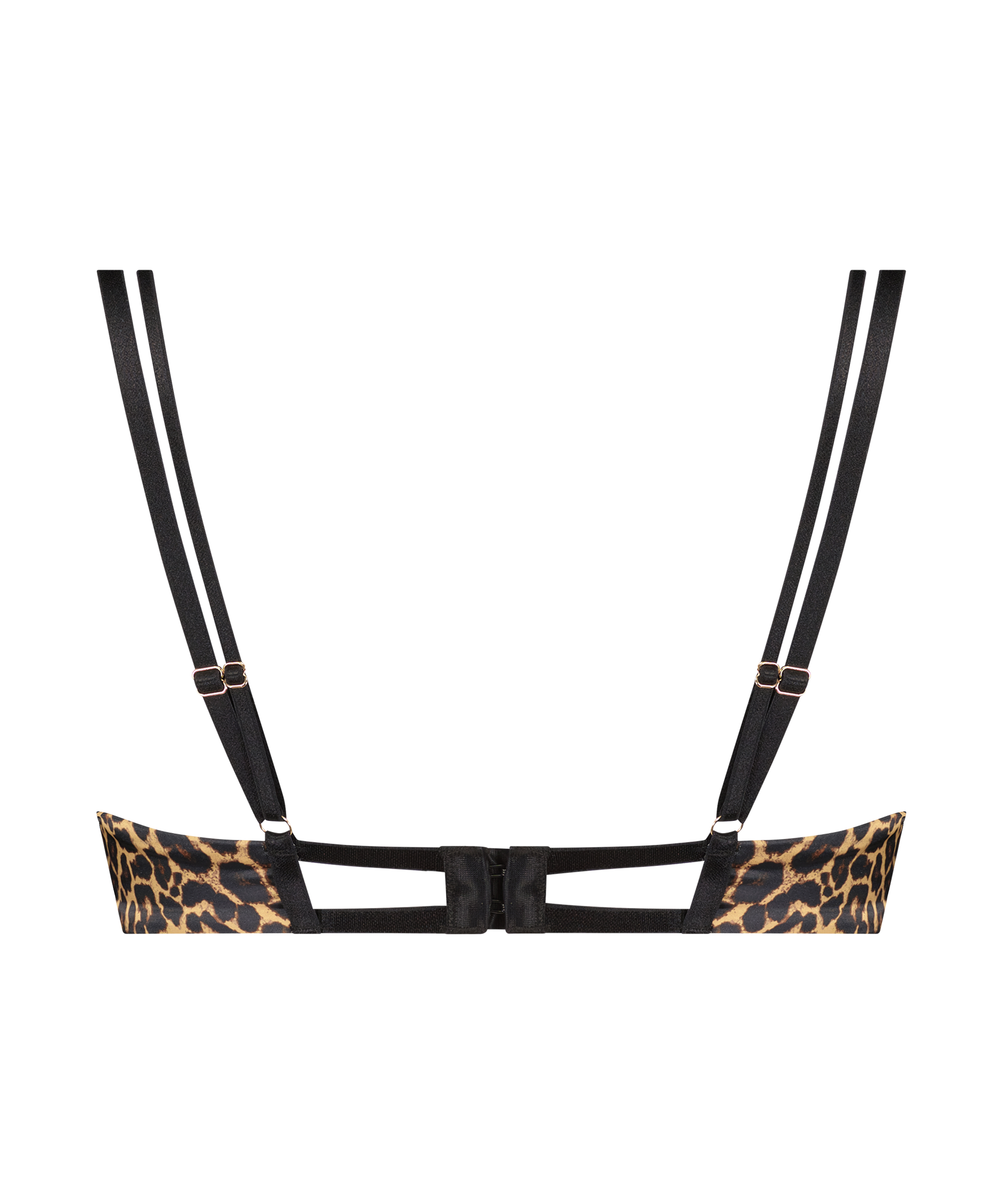 Sujetador de aros preformado de media copa Ellie, Negro, main