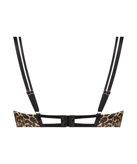 Sujetador de aros preformado de media copa Ellie, Negro