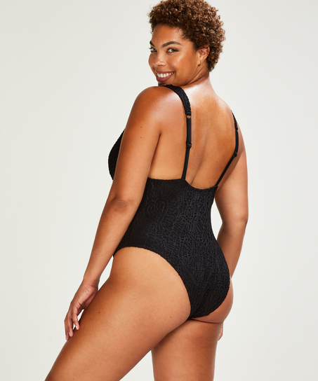 Ba&ntilde;ador de ganchillo, Negro