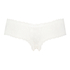 Brasileña en forma de V burn-out mesh, Blanco