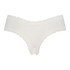 Brasile&ntilde;a en forma de V burn-out mesh, Blanco