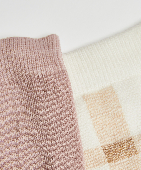 2 Pares Calcetines Algodón, Negro