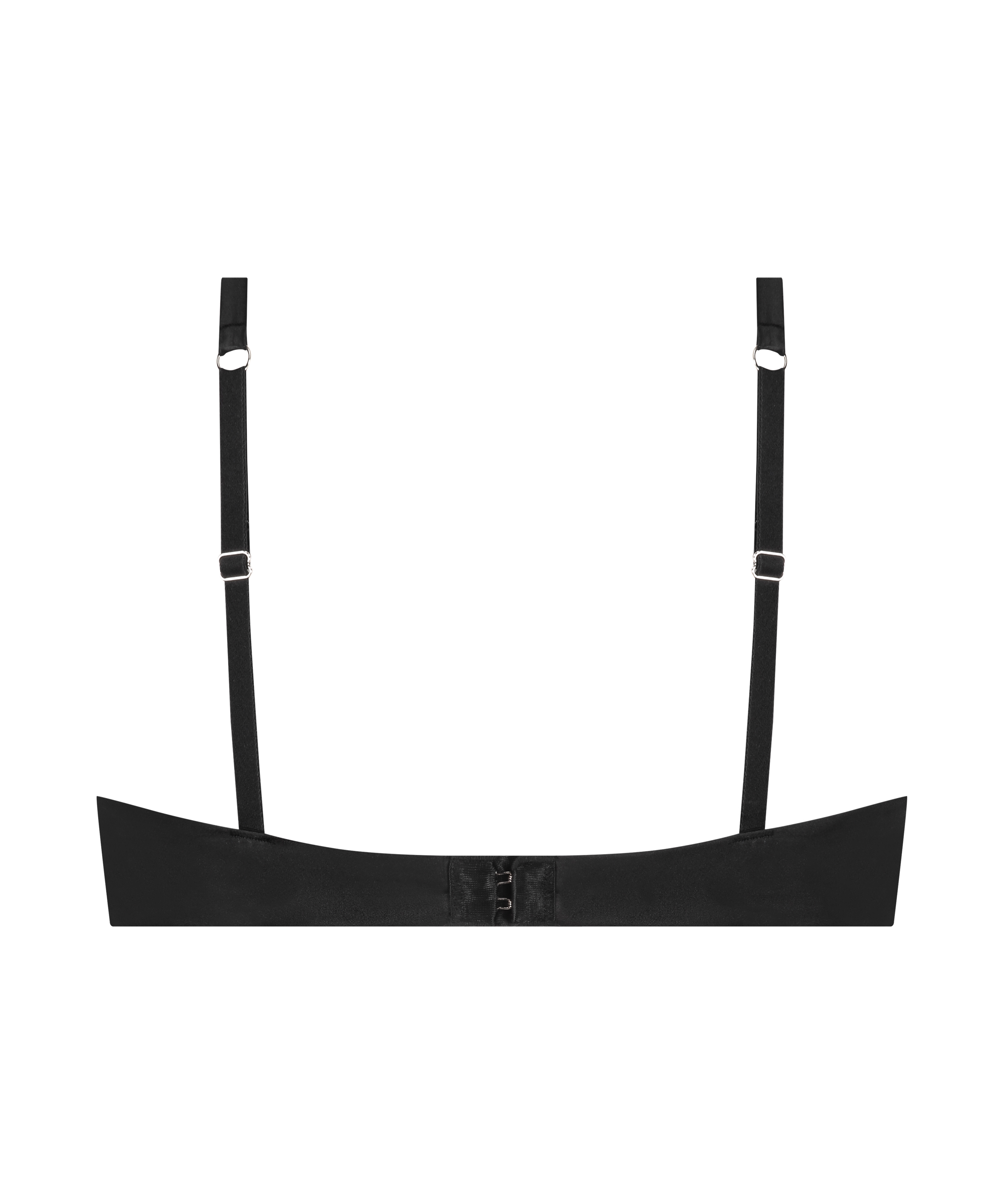 Sujetador de aros no preformado Almendra, Negro, main