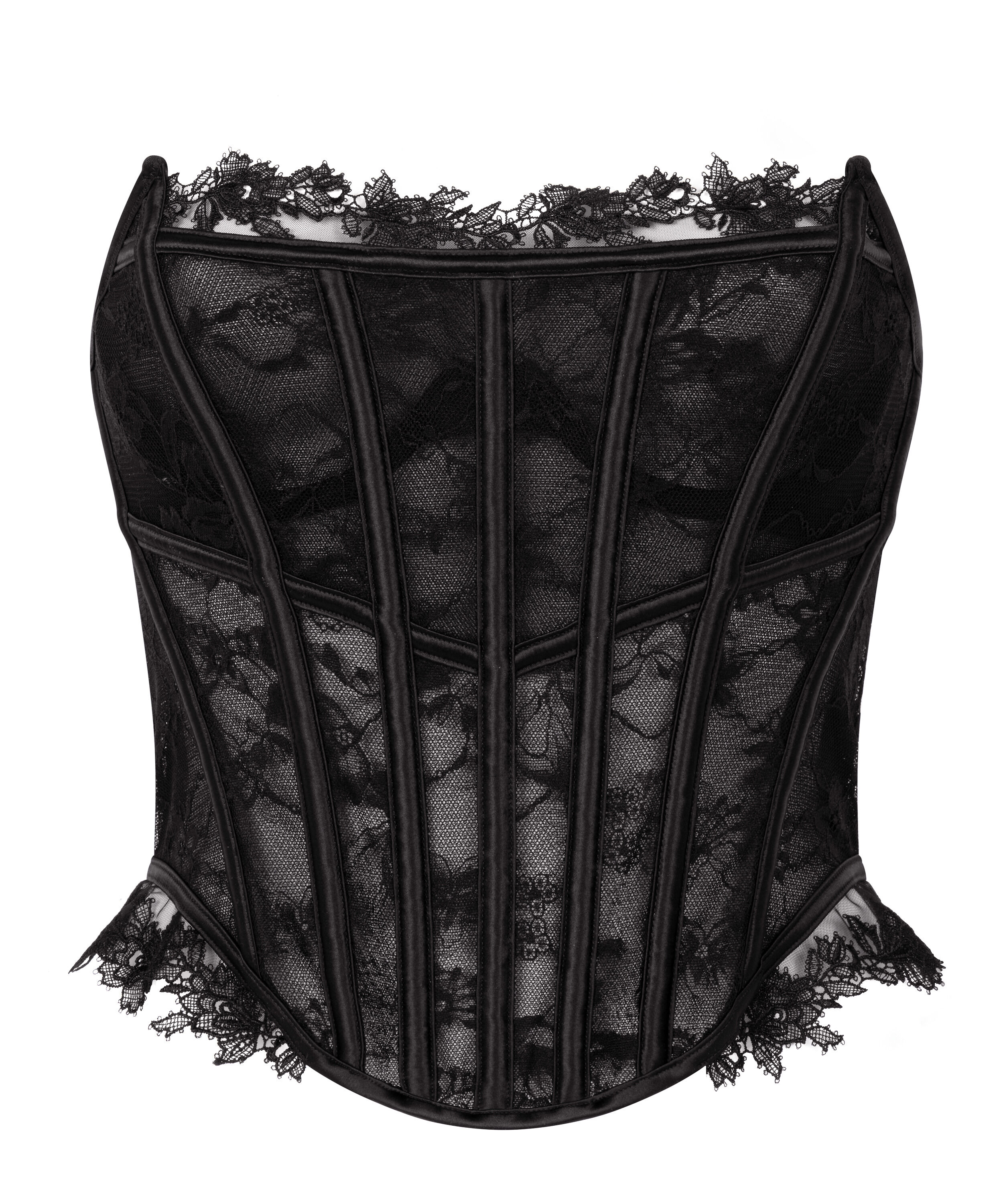 Bustier Julia , Negro