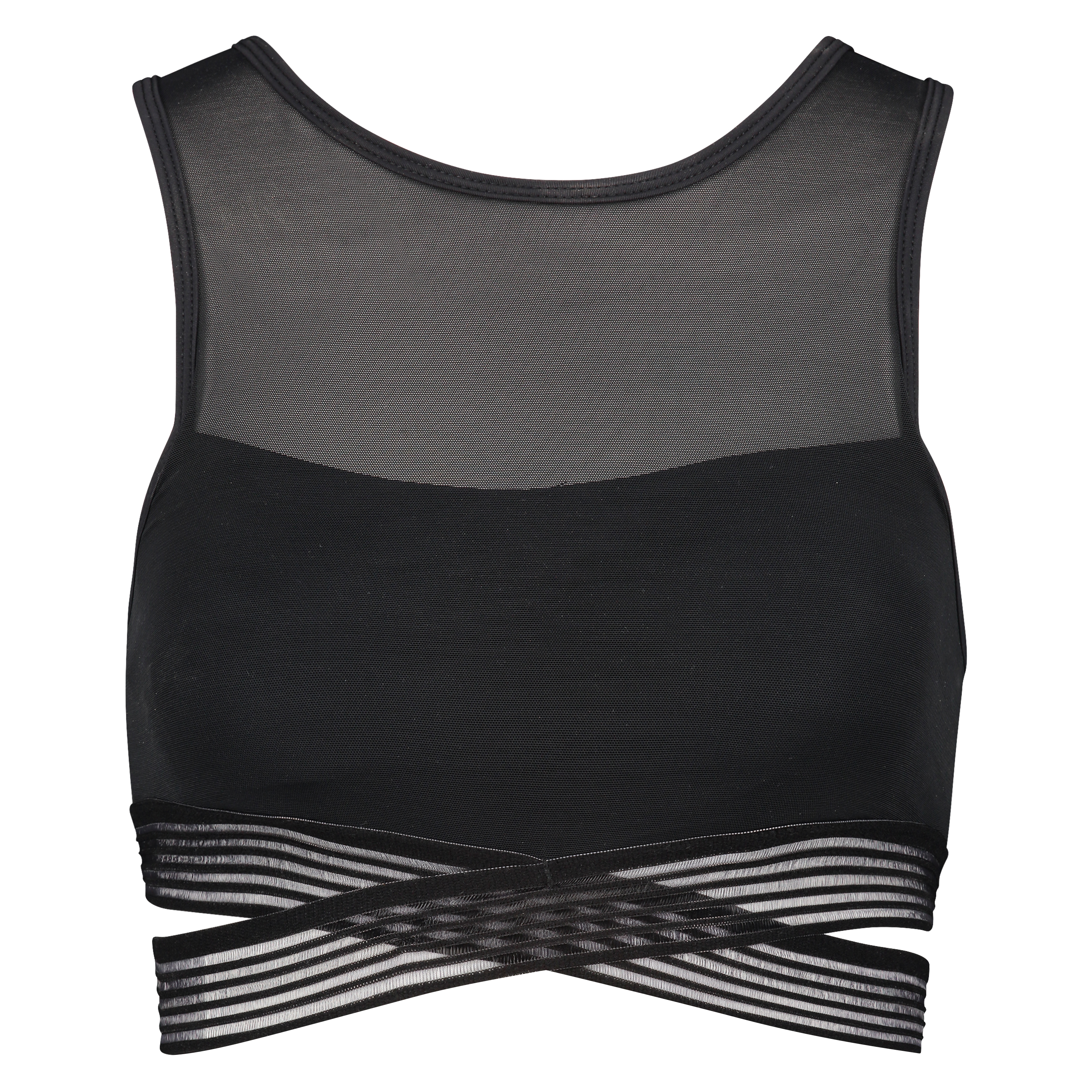 Sujetador deportivo HKMX nivel 1, Negro, main