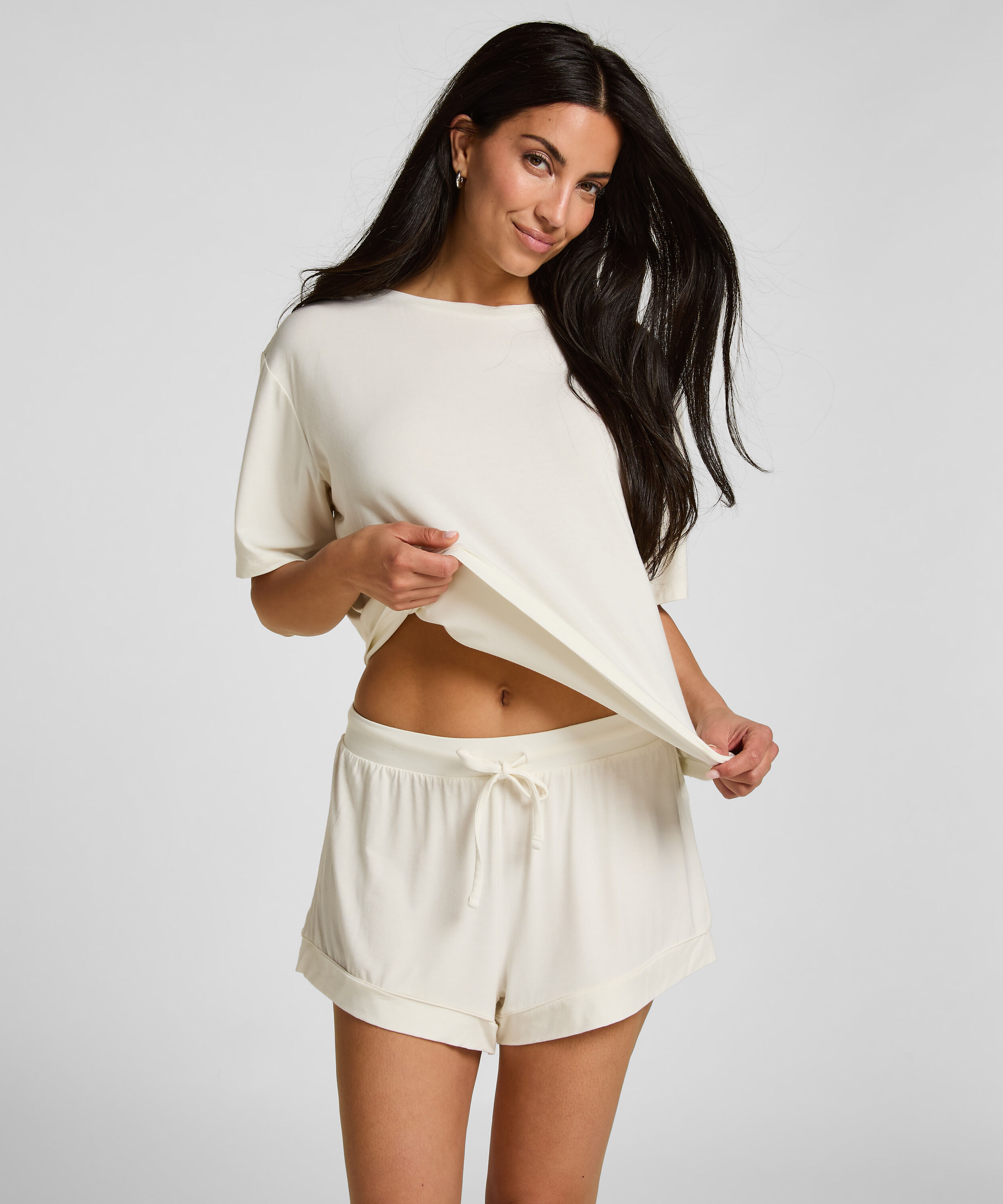 Top de Pijama Jersey Manga Corta