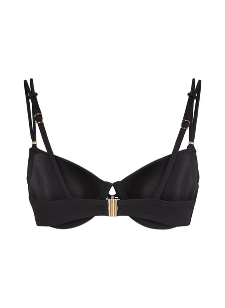 Top de bikini Holbox, Negro