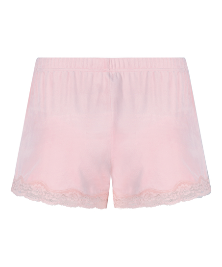 Short Velours Lace, Rosa