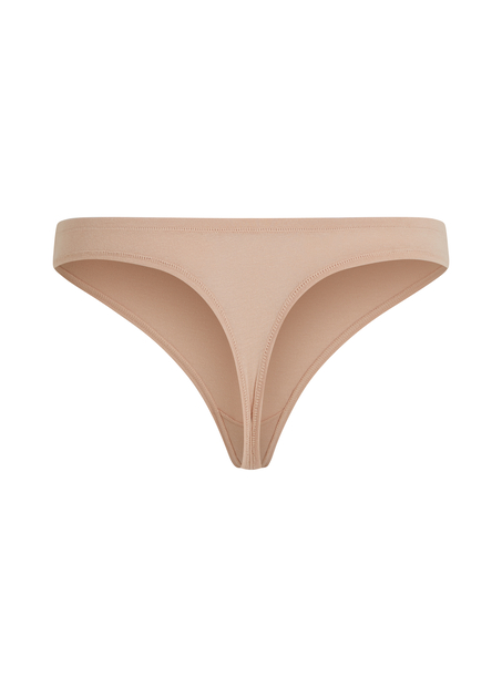 Tanga de Algodón Kira, Beige