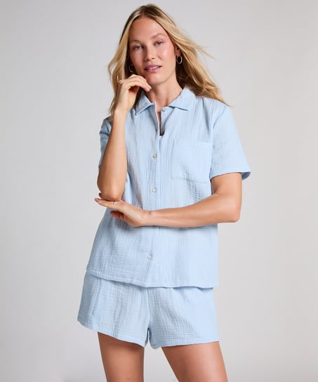 Chaqueta de muselina, Azul