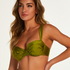 Top de bikini con aros no preformado Palm, Verde