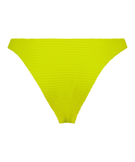Braguita de bikini de tiro alto Glow, Gris