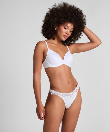 Tanga Secret Lace, Blanco
