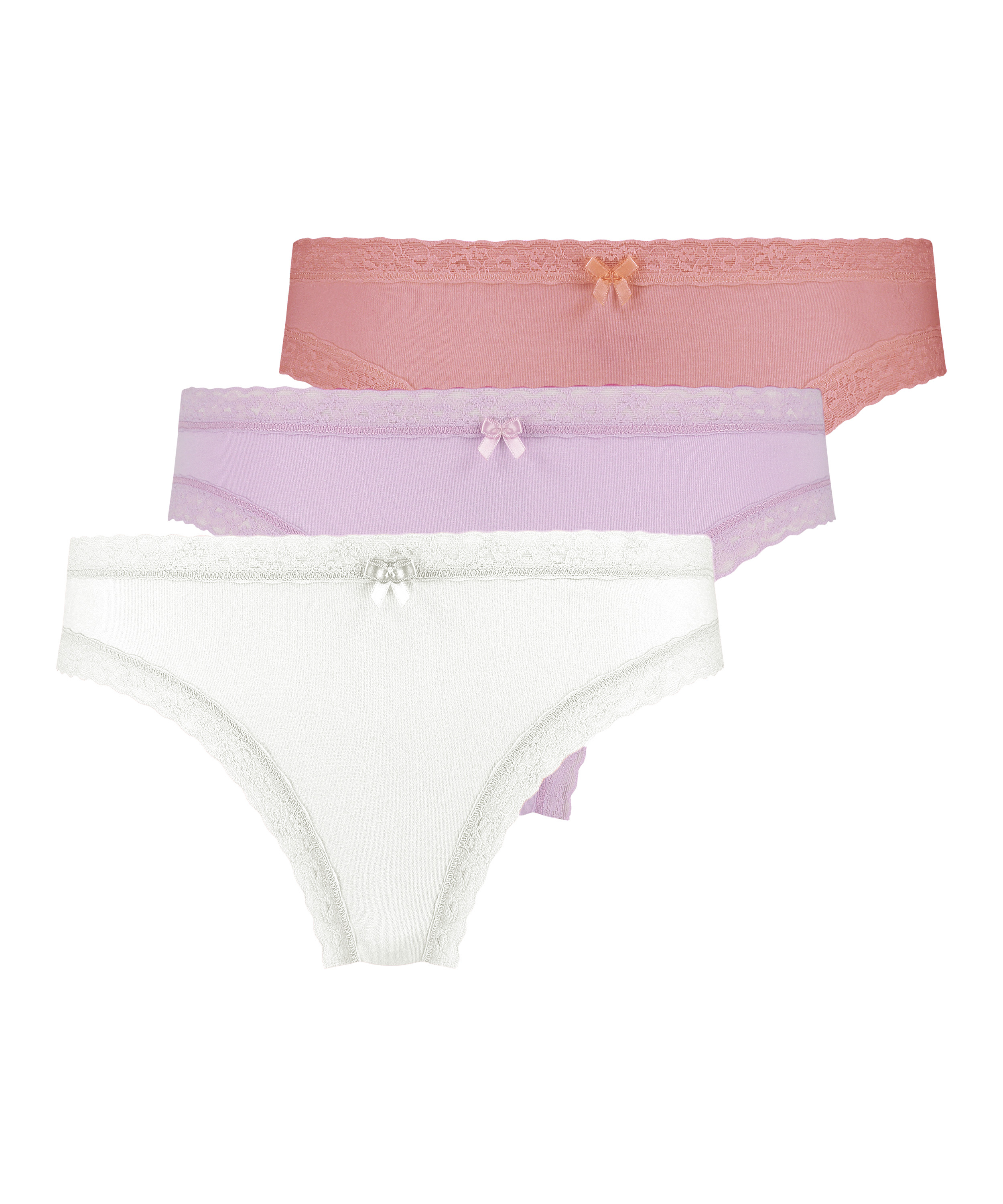 Lote de 3 braguitas classics, Blanco, main