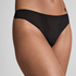 Tanga invisible Stripe mesh, Negro