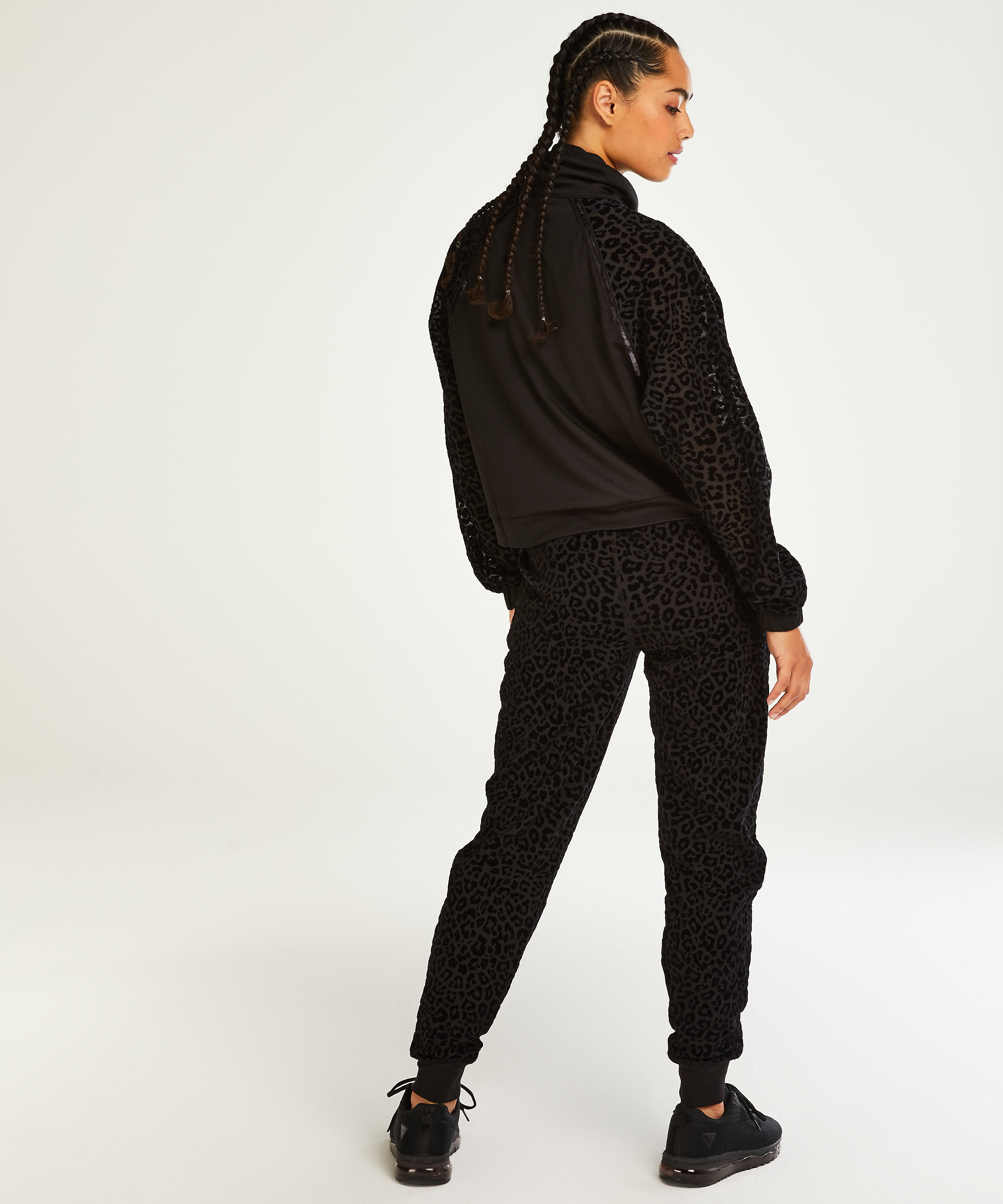 HKMX Chaqueta Leopardo, Negro, main