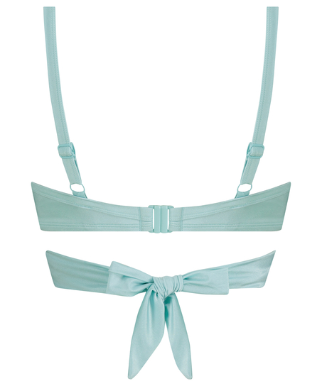 Top de bikini push-up con aros y relleno Sydney, Azul