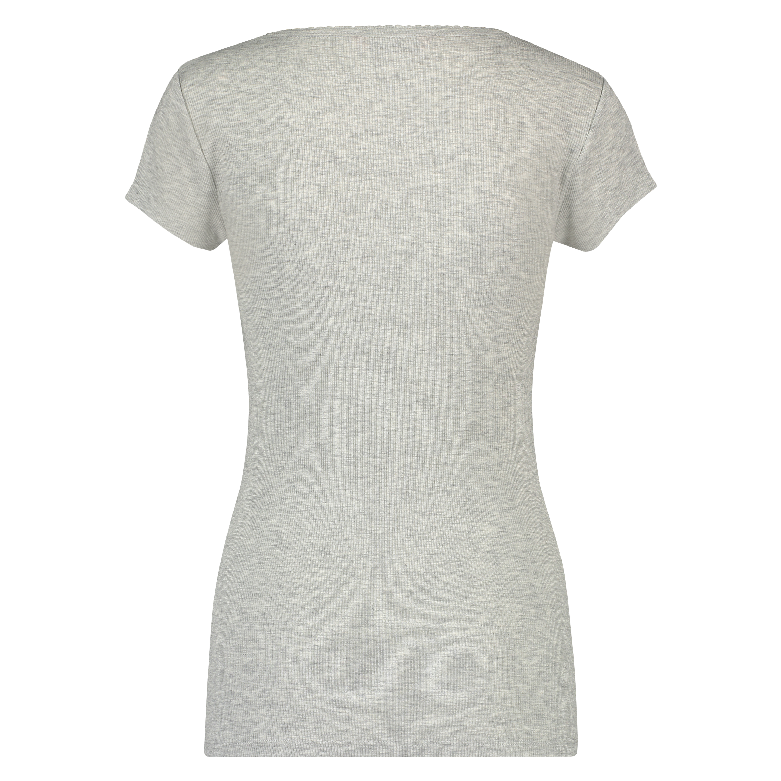 Top de pijama de manga corta., Gris, main