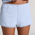 Short en pointelle, Azul