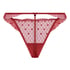 Tanga de talle alto Cordelie, Rojo