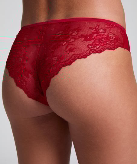 Brasileña Invisible Lace Back, Rojo