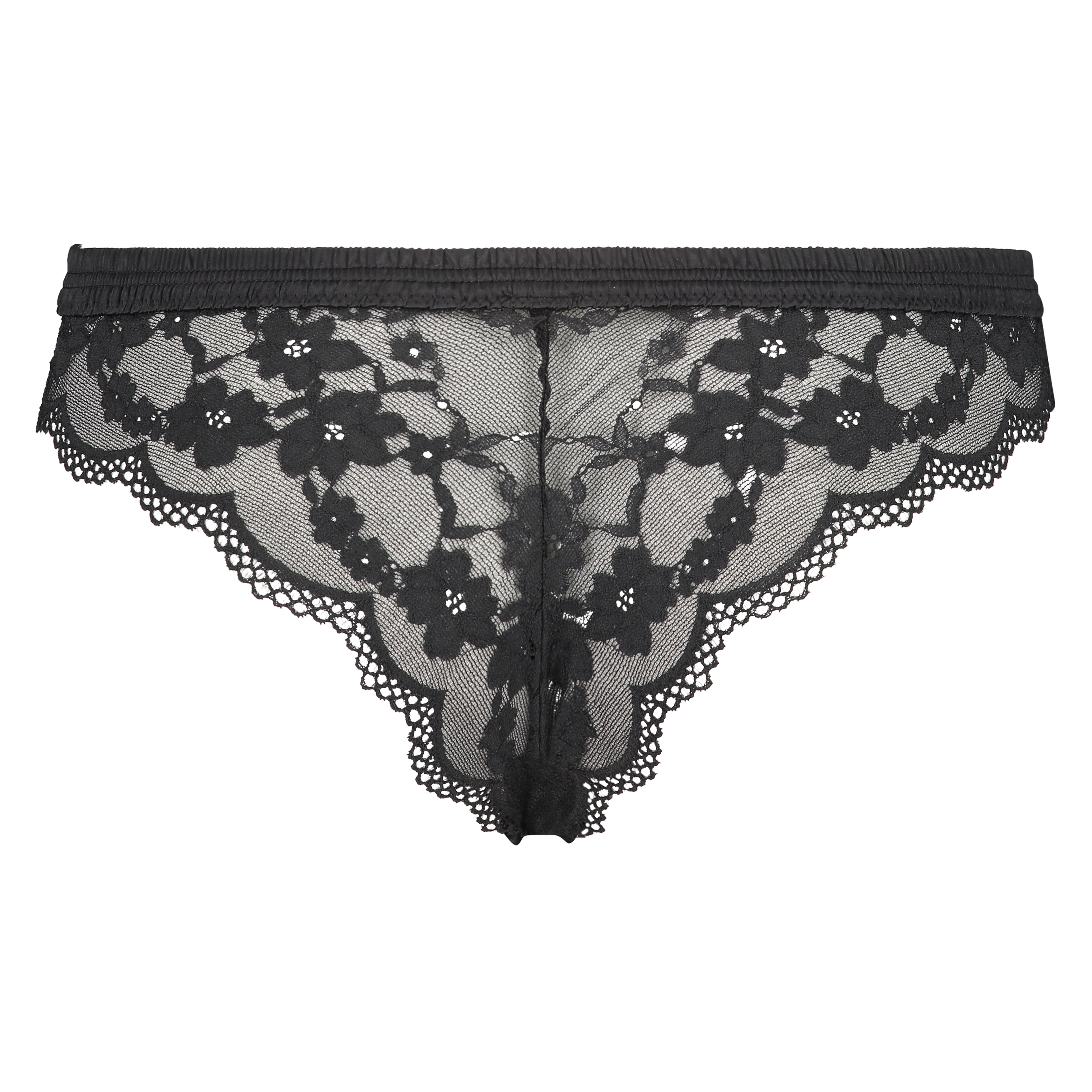 Braguita brasile&ntilde;a de pierna alta Iva, Negro, main