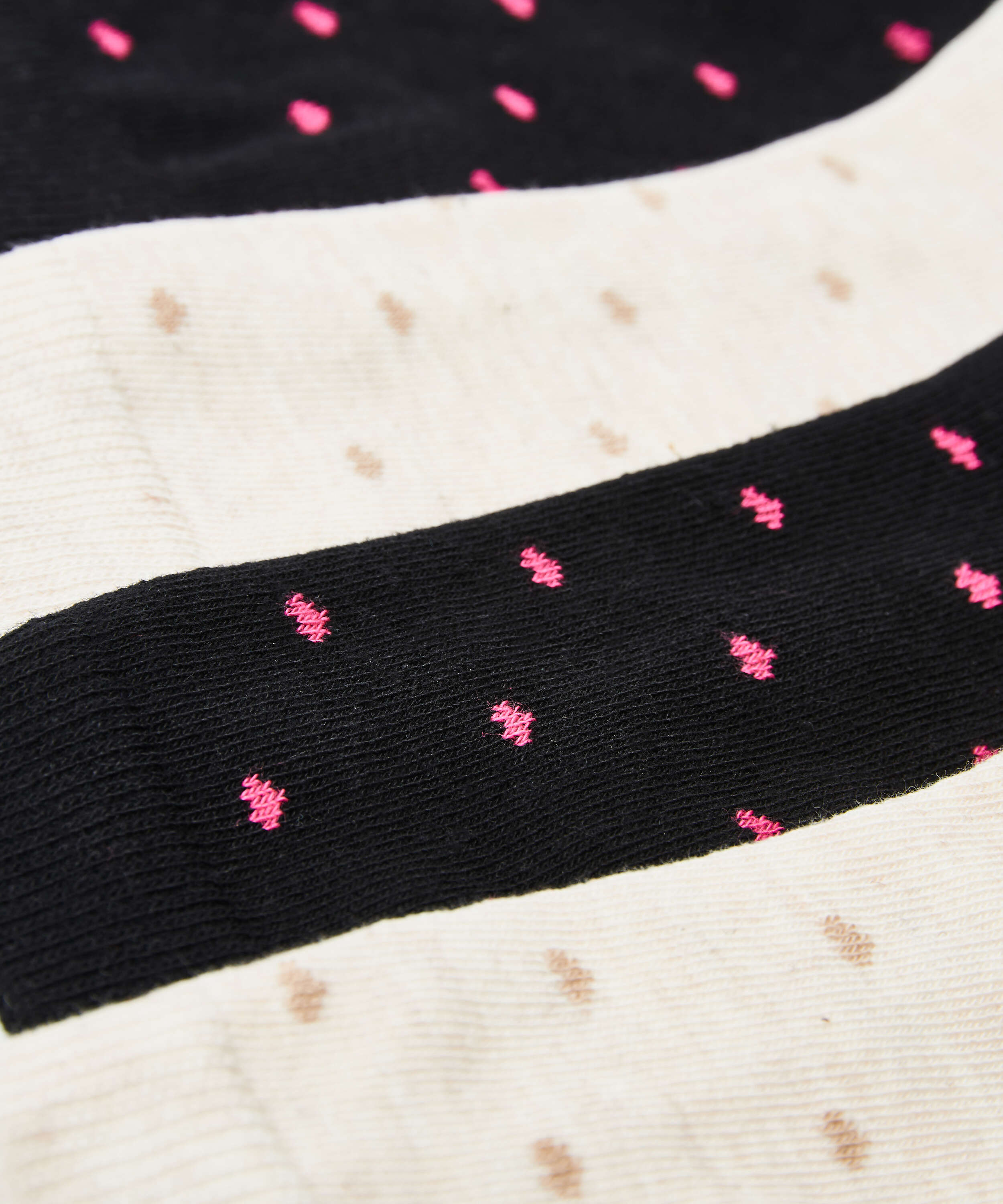 2 Pares Calcetines Algod&oacute;n, Negro, main