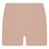 Short de punto Rib Essential, Beige