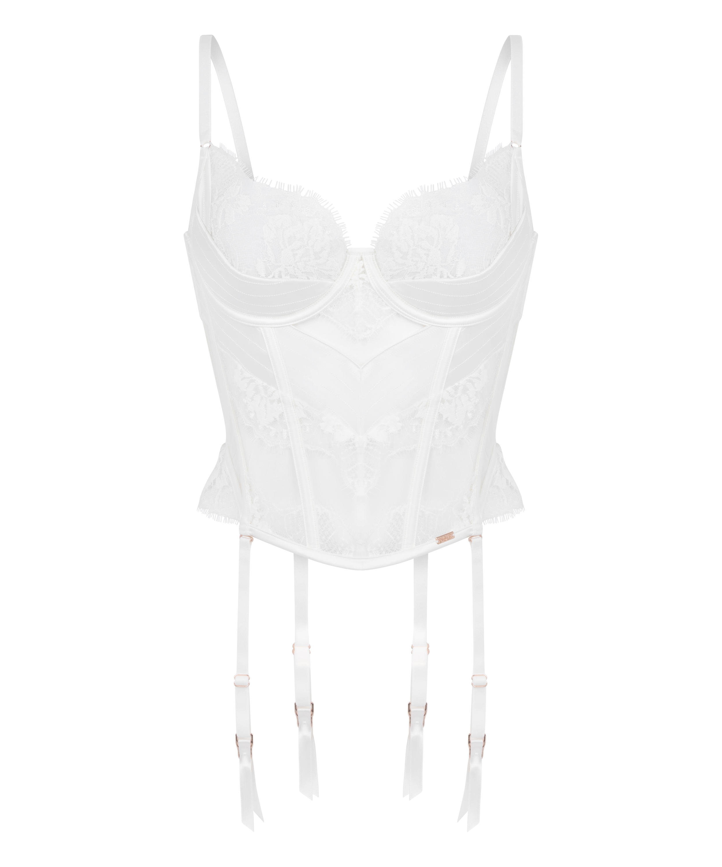 Bustier Tiah, Blanco, main