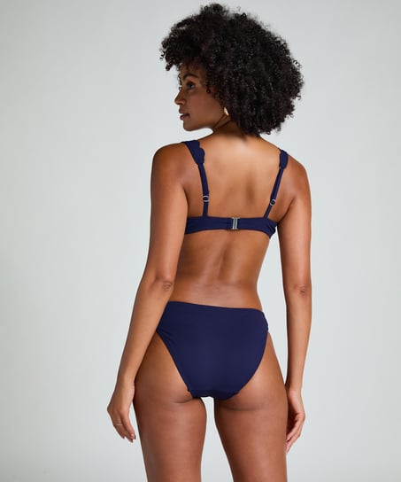 Braguita de Bikini Rio Scallop, Azul