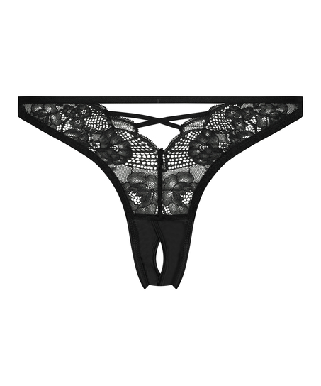 Brazilian con abertura Catherine, Negro