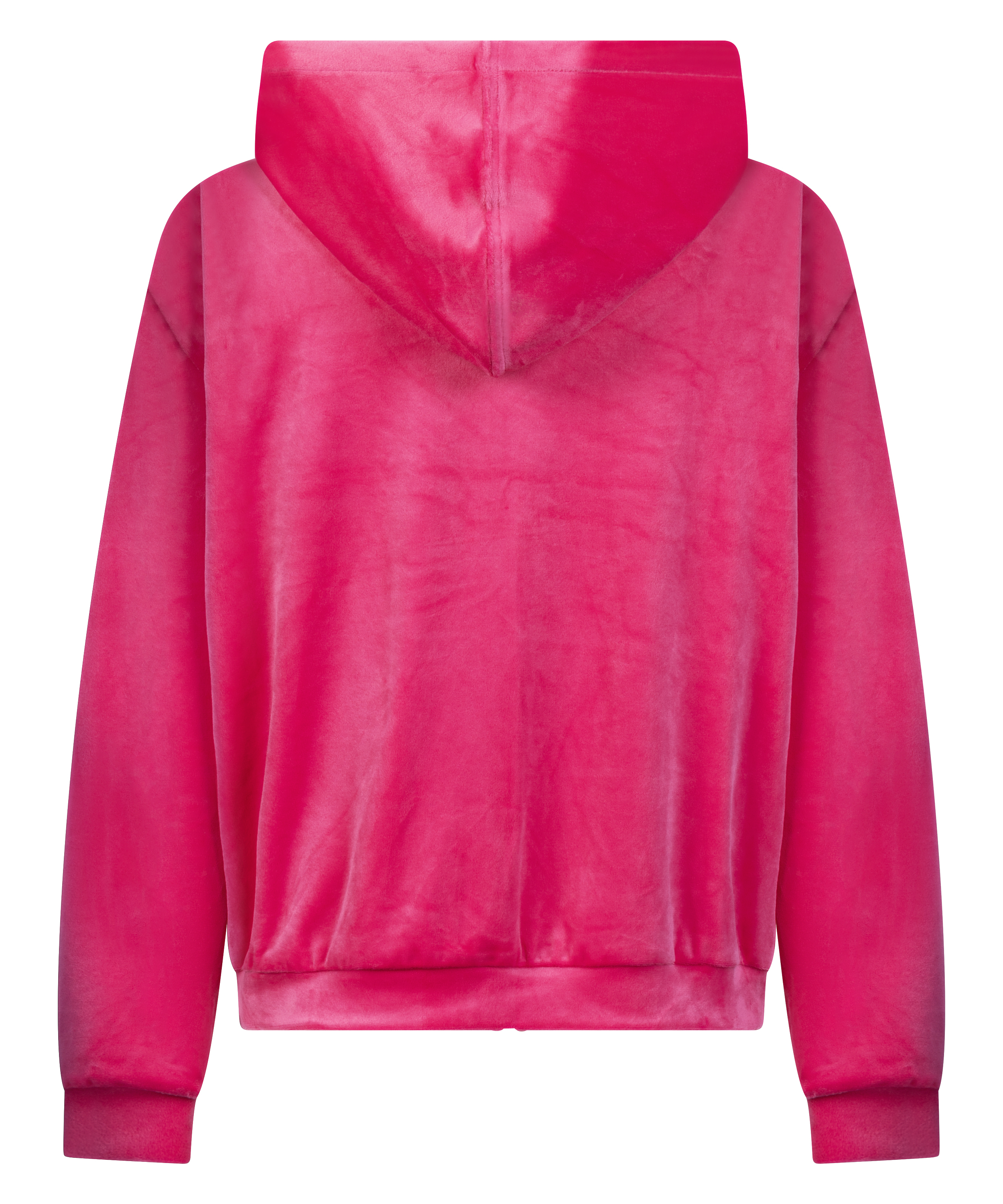 Chaqueta con capucha de terciopelo, Rosa, main