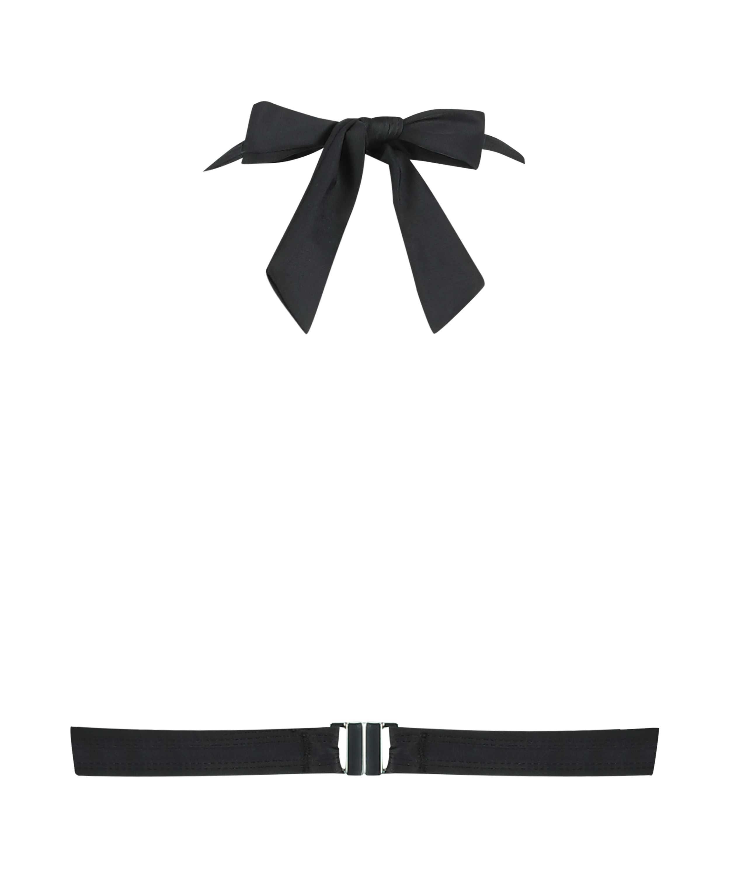 Top de bikini triangular Luxe, Negro, main