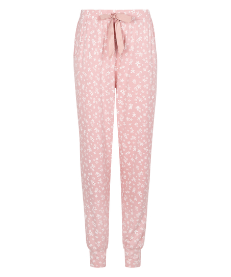 Pantal&oacute;n de pijama Jersey, Rosa