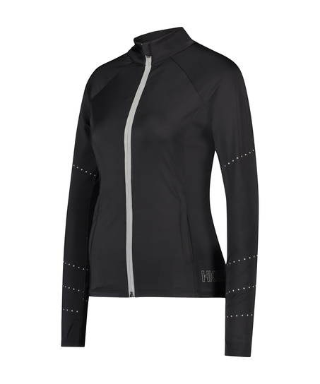 HKMX Chaqueta Run Baby Run, Negro