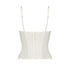 Bustier Cesca, Blanco