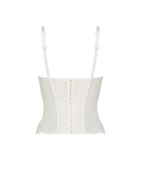 Bustier Cesca, Blanco