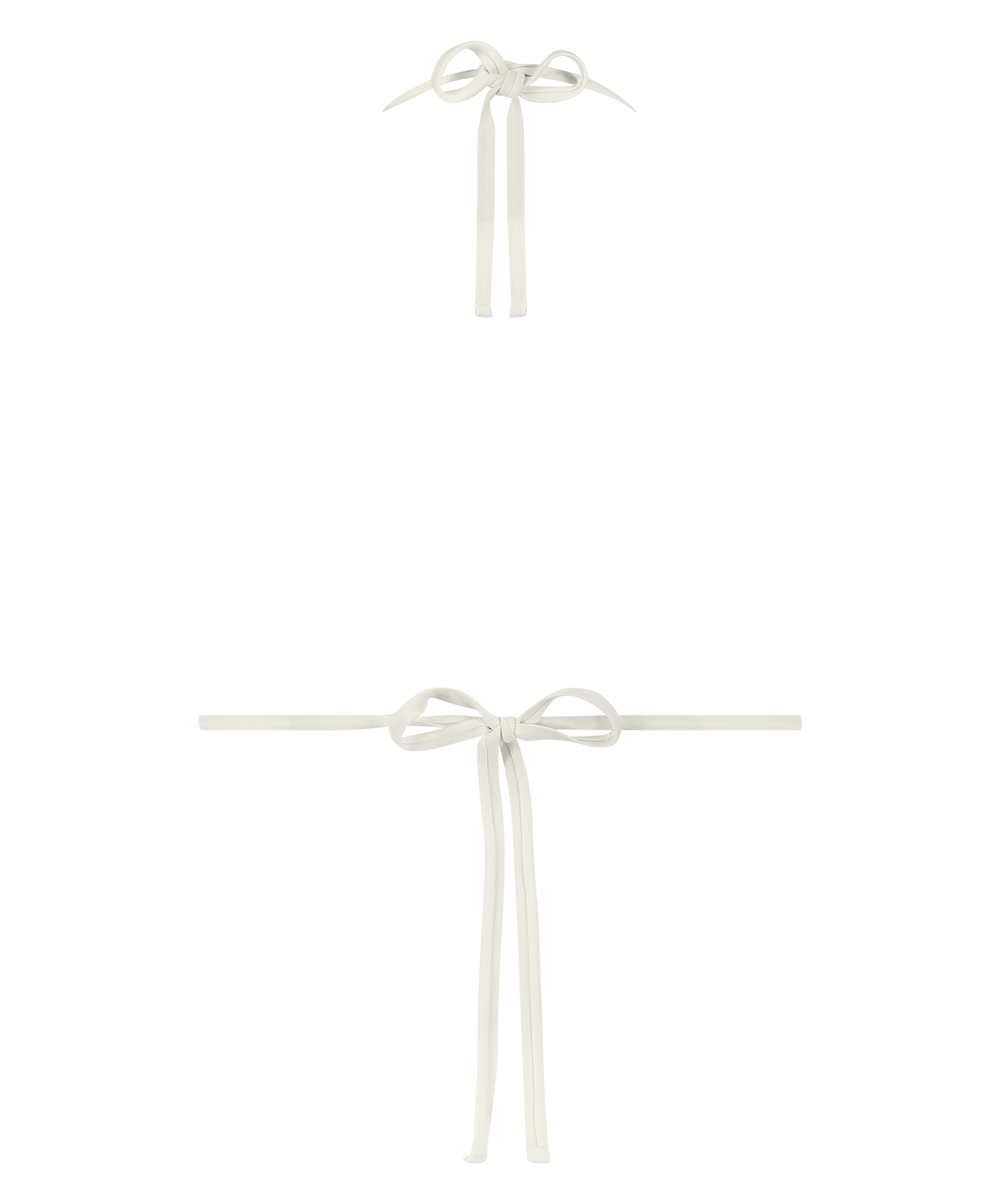 Top de bikini triangular Maui, Blanco, main