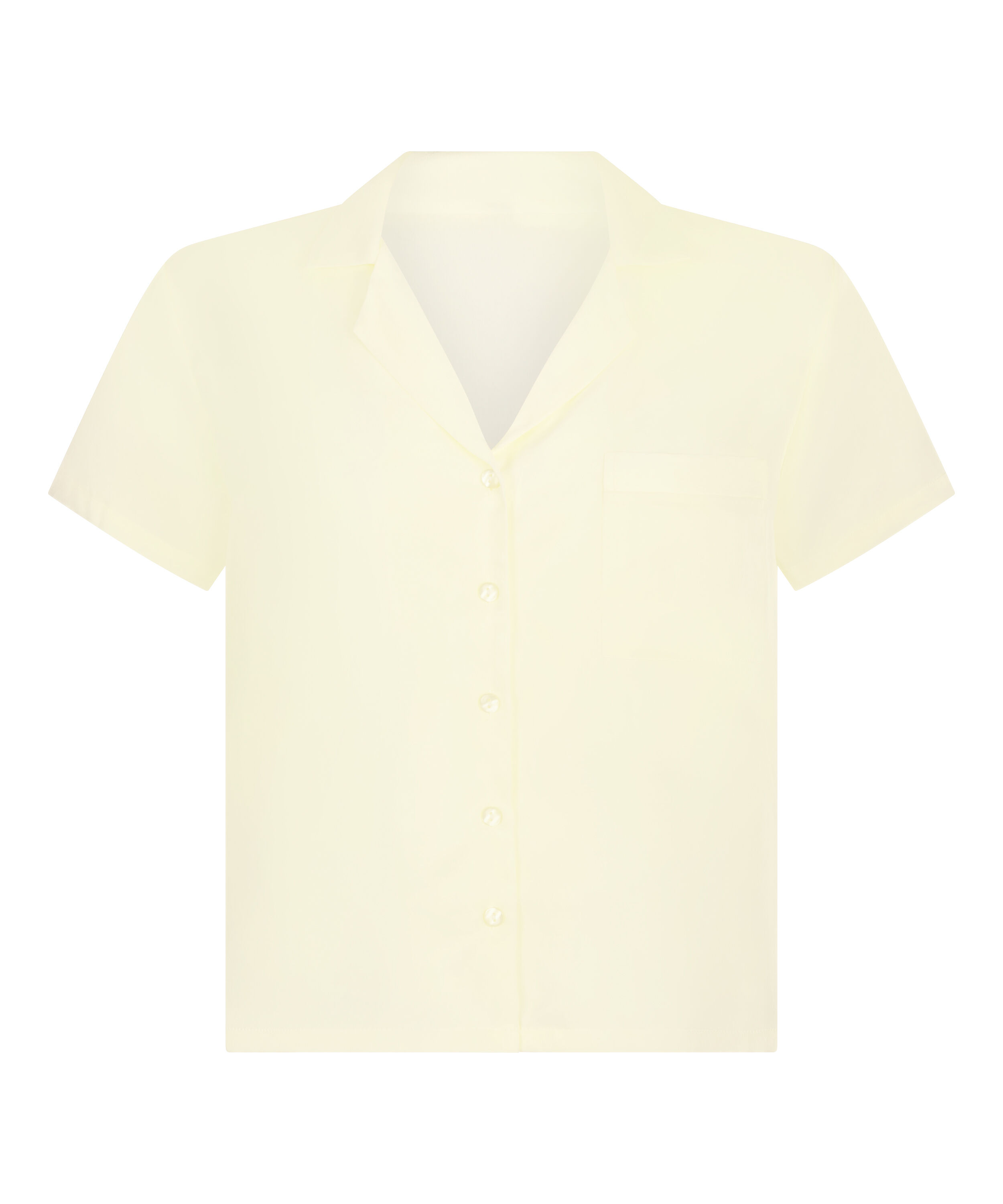 Chaqueta de manga corta de sat&eacute;n, Amarillo