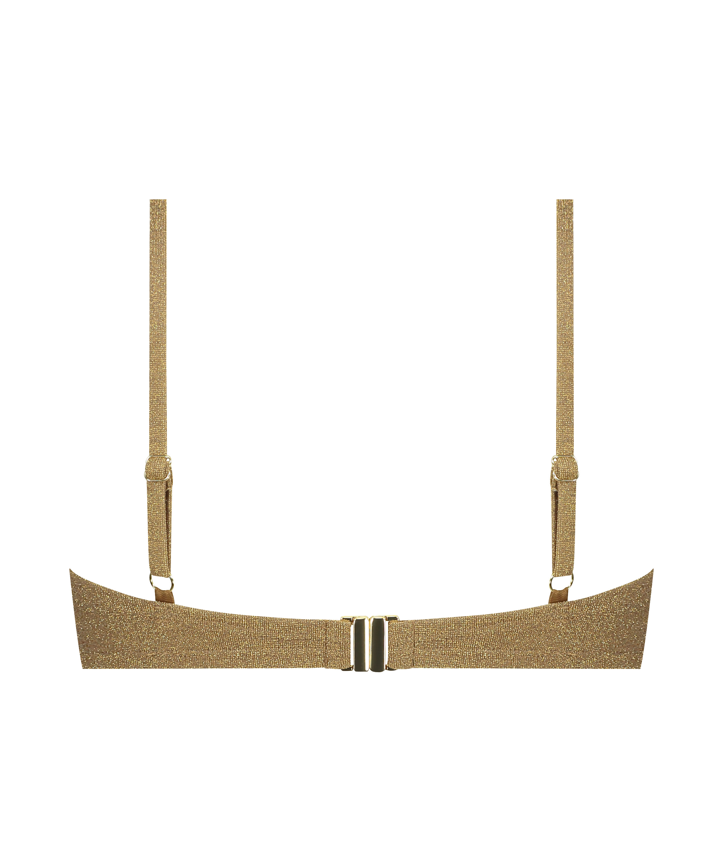 Top de bikini Goldie Shimmer, Amarillo, main