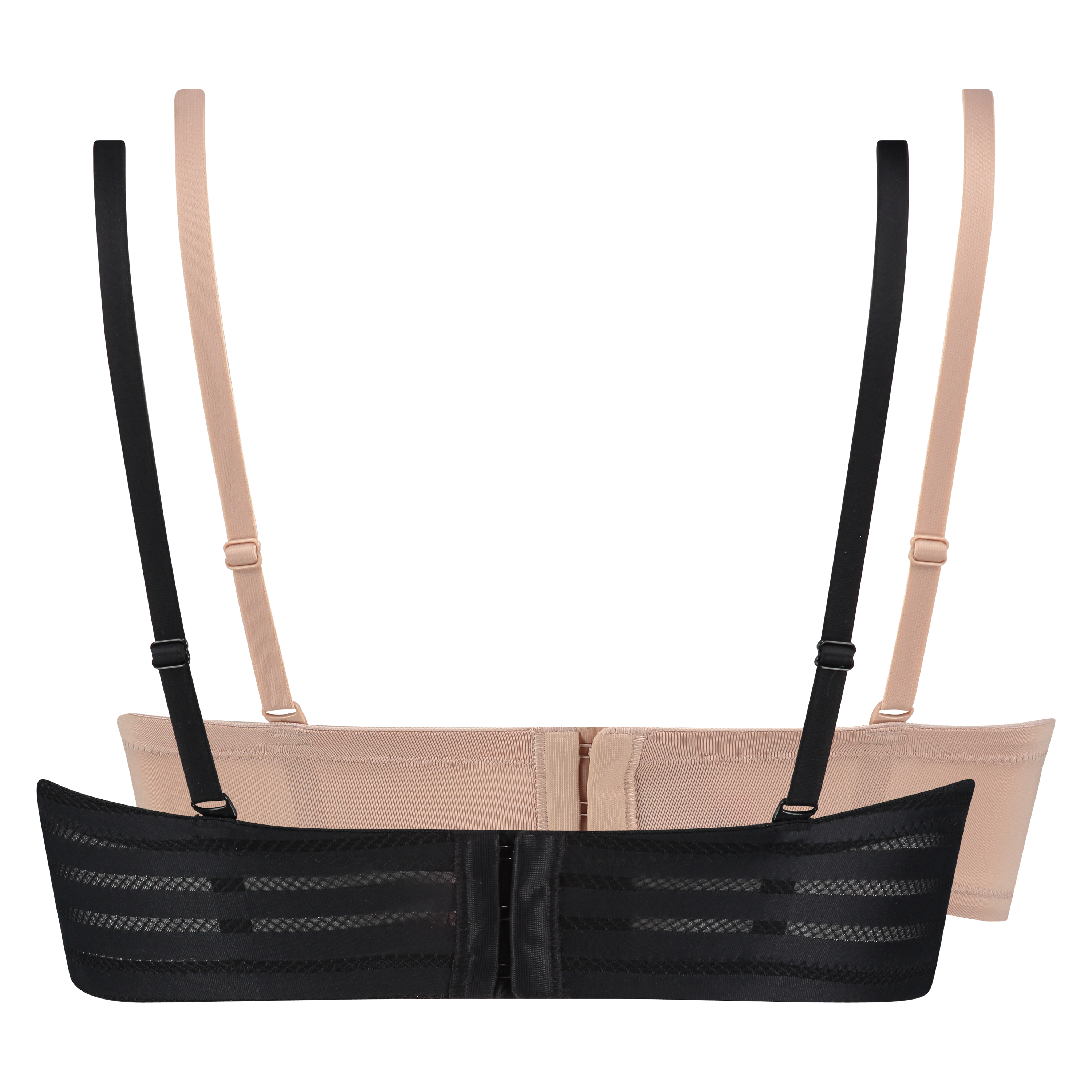 2-pack padded underwired bras Lace, Negro, main