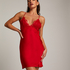 Vestido lancero Satin, Rojo