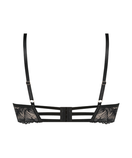 Sujetador con aros no preformado Lulu, Negro