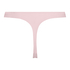 Tanga invisible Stripe mesh, Rosa