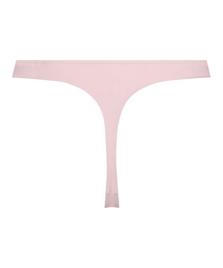 Tanga invisible Stripe mesh, Rosa