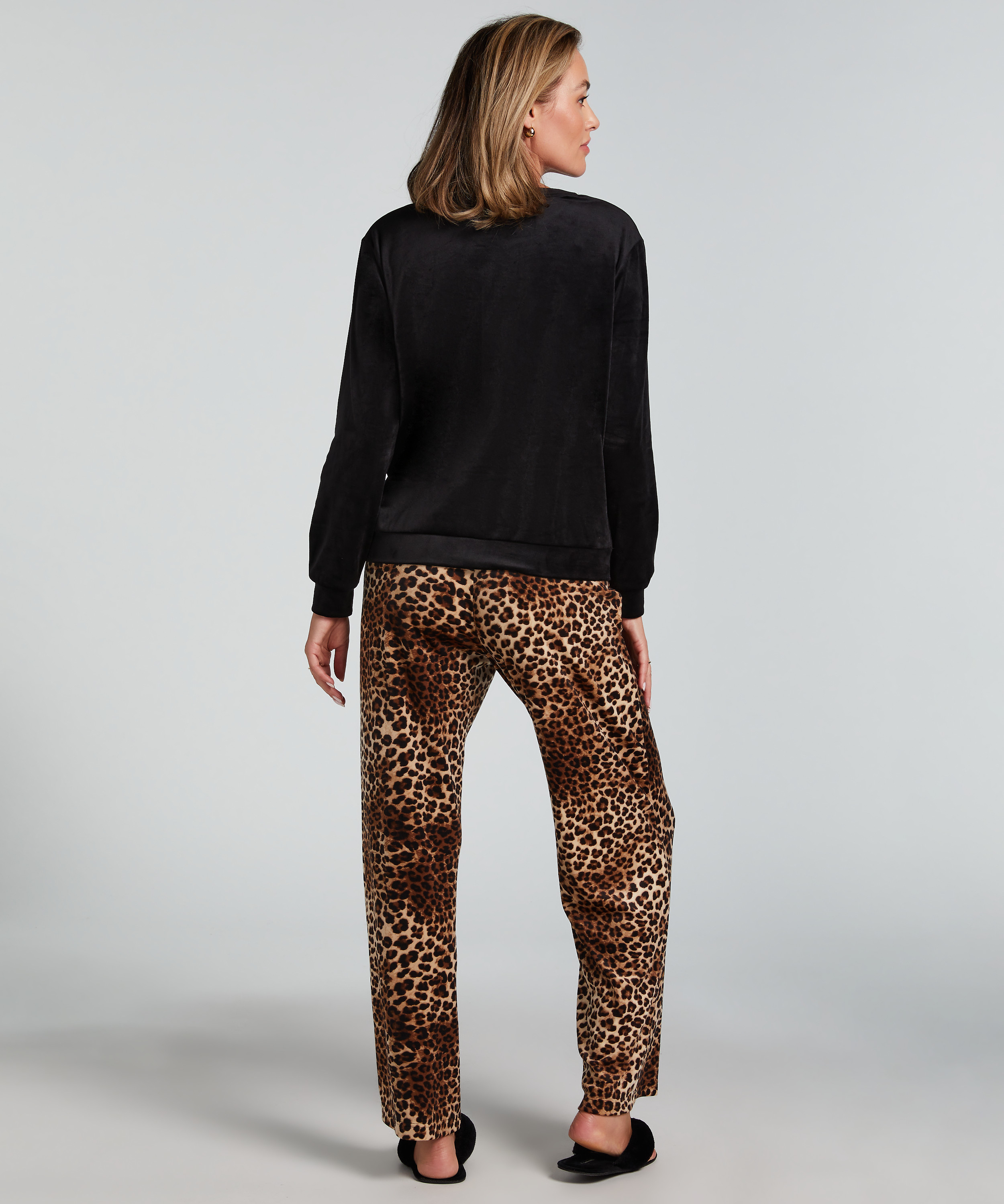 Conjunto de pijama con bolso, Beige, main