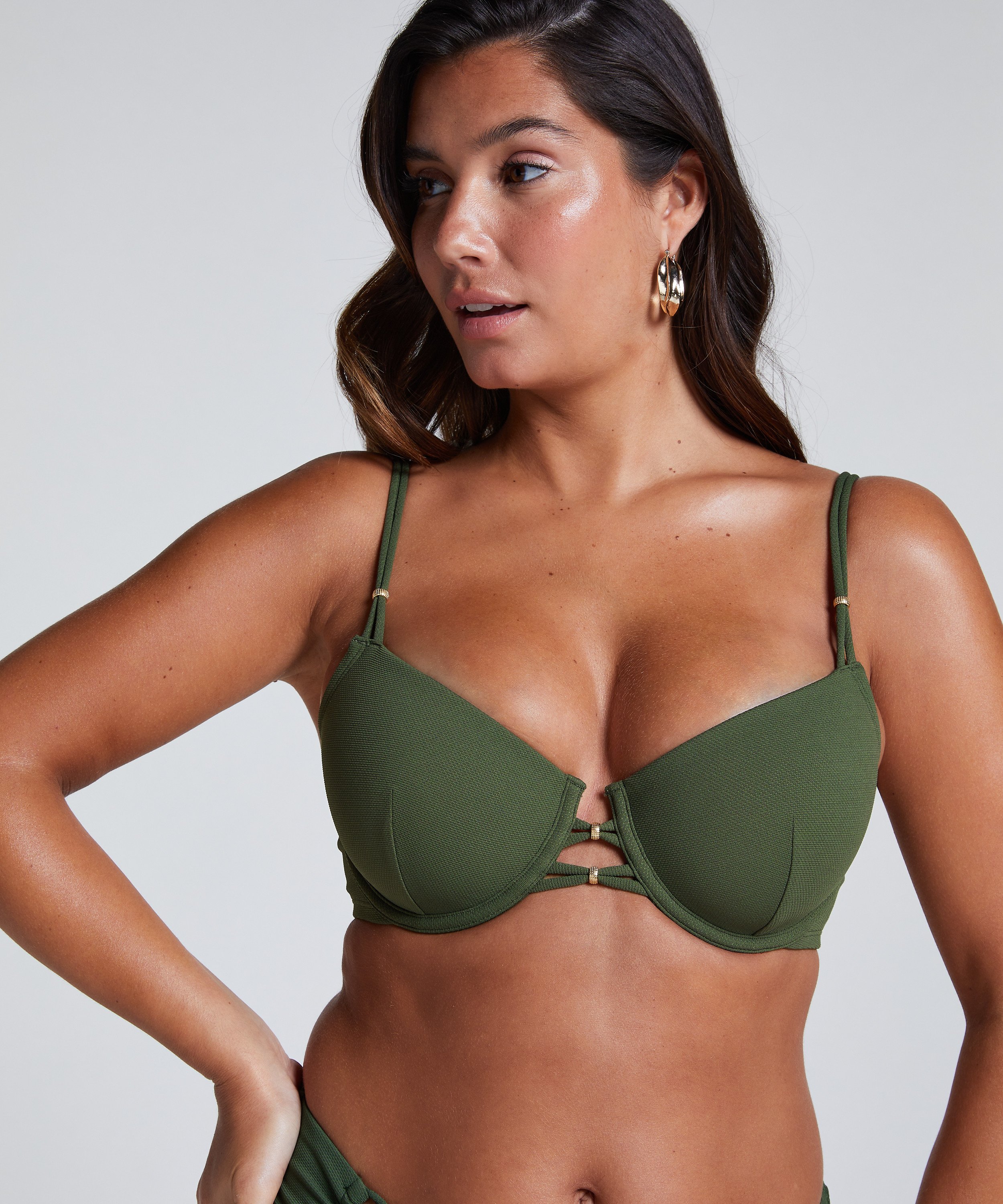 Top de bikini Holbox, Verde, main