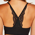 Bralette sin costuras Marine, Negro