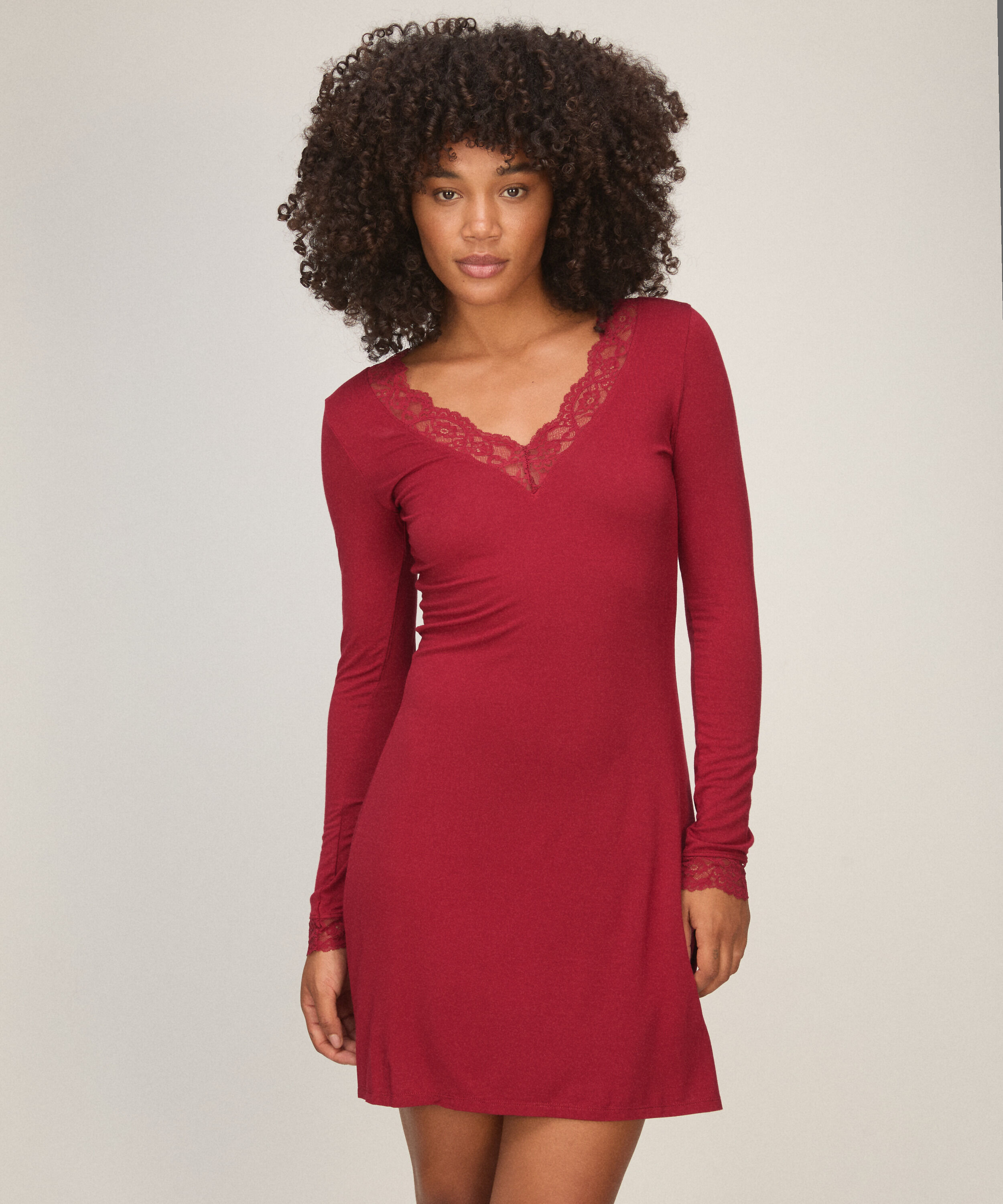Camisón Lace Nana, Rojo Camisón Lace Nana, Rojo