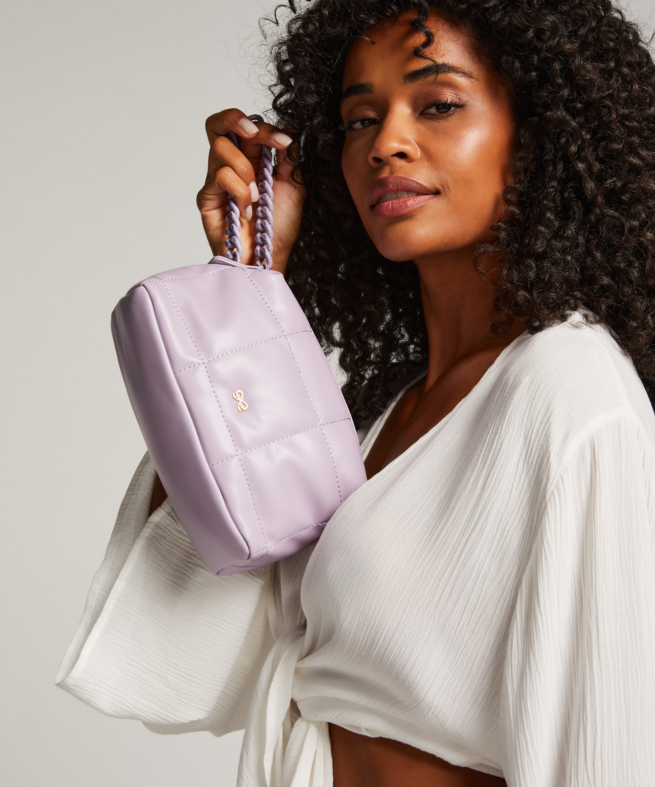 Neceser de maquillaje Vena, Morado, main